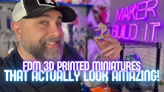 How to 3D Print Miniatures on an FDM Printer