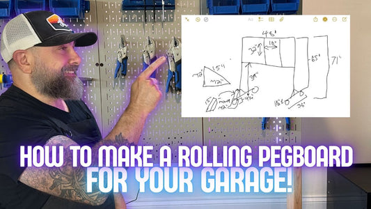 How to Build a Mobile Freestanding Pegboard for Your Workshop