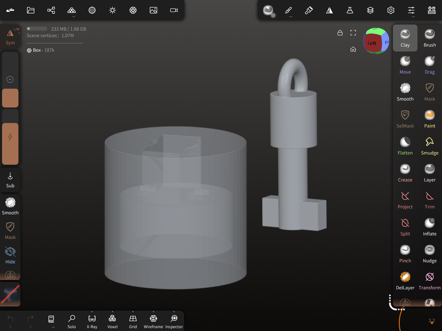 Ornament Top - Replaceable Key Style