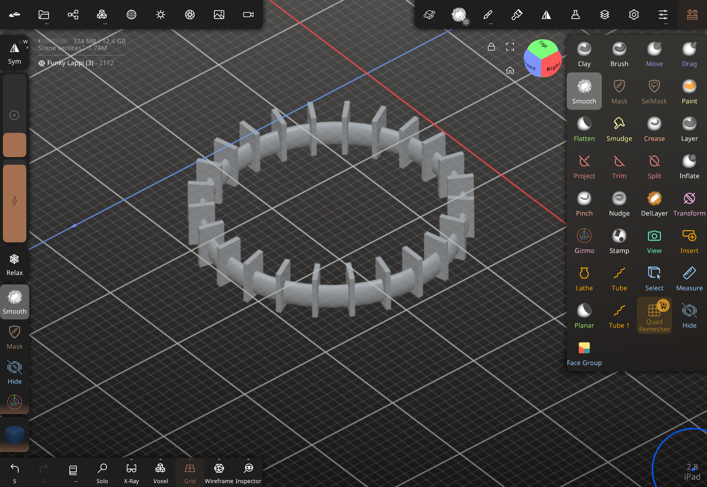 3D Printed Bubble Wand Head – Free Download