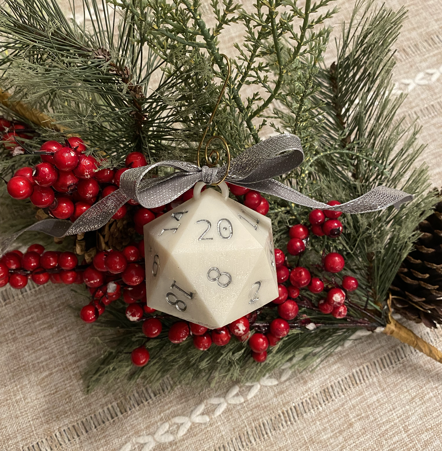 Dungeons and Dragons Ornaments, DnD Gift, DnD Holiday Gift, DnD Dice