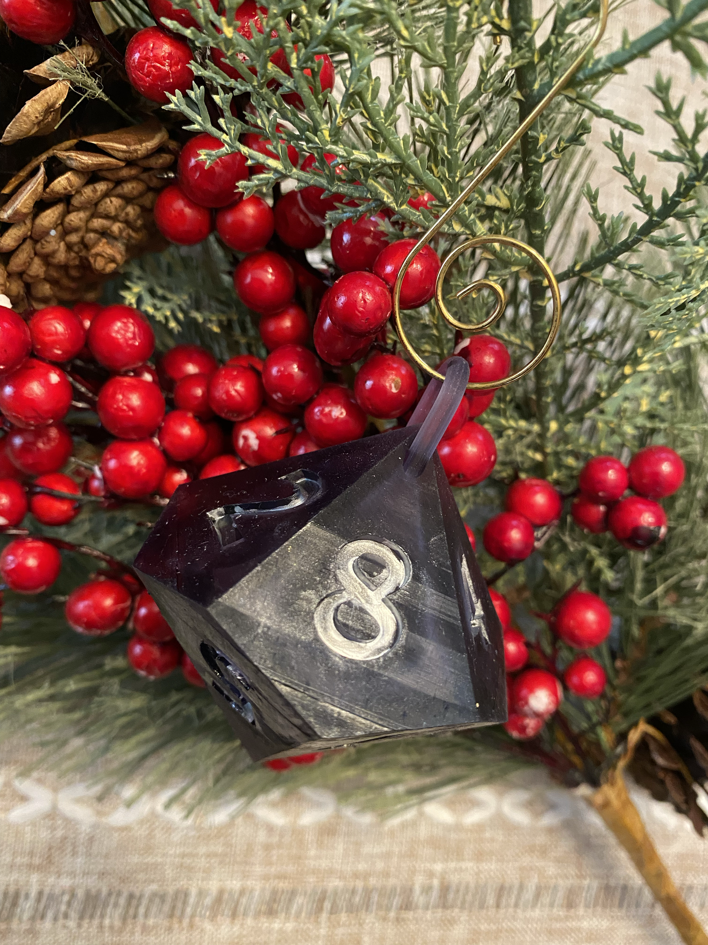 Dungeons and Dragons Ornaments, DnD Gift, DnD Holiday Gift, DnD Dice