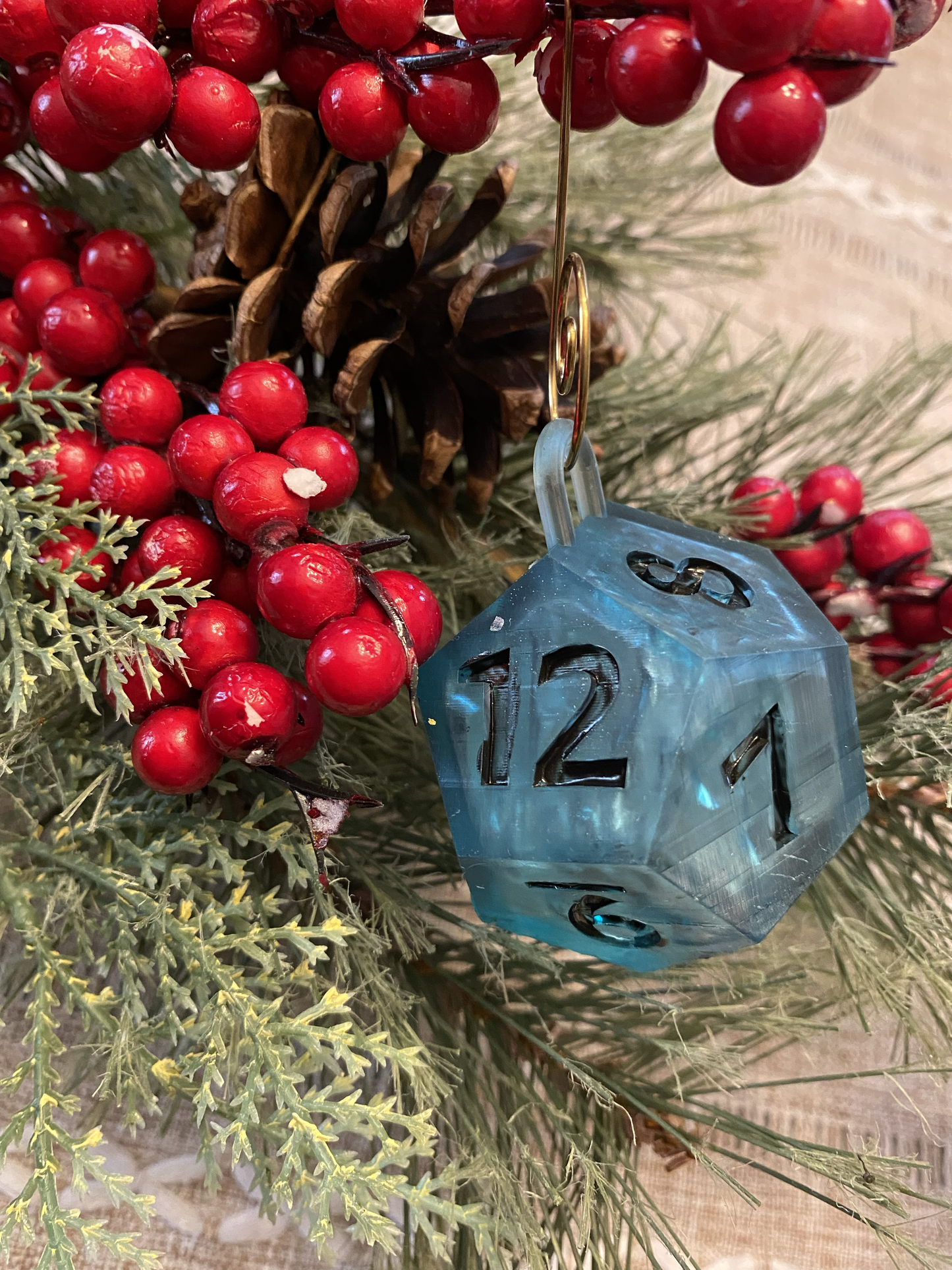 Dungeons and Dragons Ornaments, DnD Gift, DnD Holiday Gift, DnD Dice