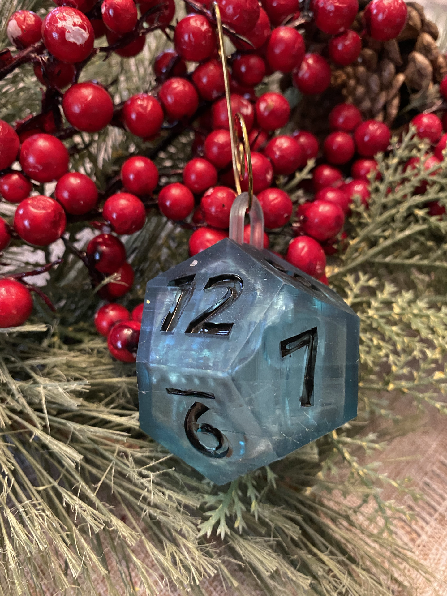 Dungeons and Dragons Ornaments, DnD Gift, DnD Holiday Gift, DnD Dice