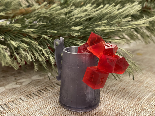 DnD Holiday Ornament, DnD Gift, DnD Tavern Mug, DnD Dice Cup