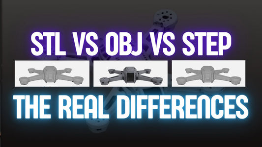 STL vs OBJ vs STEP Files: What’s the Difference and Which Should Makers Use?