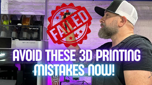 Top 3 3D Printing Mistakes Beginners Make and How to Avoid Them