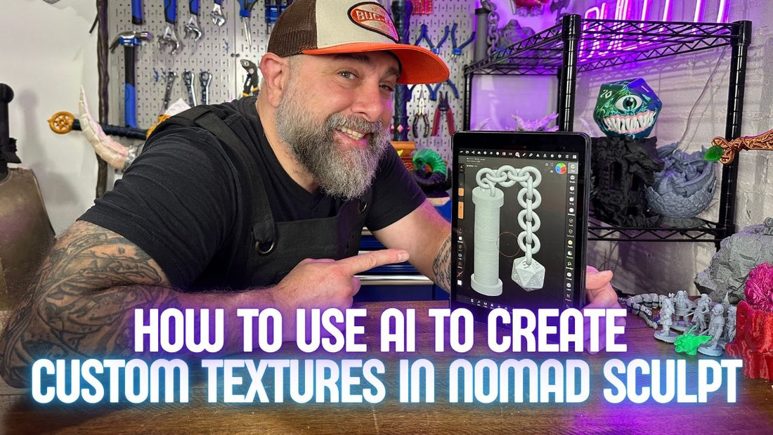 How to Use AI to Create Custom Textures in Nomad Sculpt