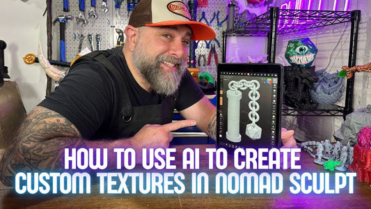 How to Use AI to Create Custom Textures in Nomad Sculpt