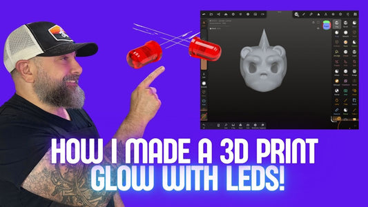 How to Add Wiring Channels for LEDs Inside 3D Prints Using Nomad Sculpt