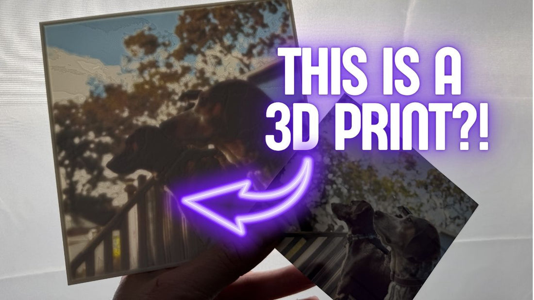 How I Turned a Photo of My Dogs Into a Full-Color 3D Printed Lithophane