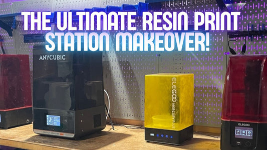 Leveling Up My Resin 3D Printing Workspace