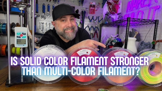 Is Solid Color Filament Stronger Than Multi-Color Filament?