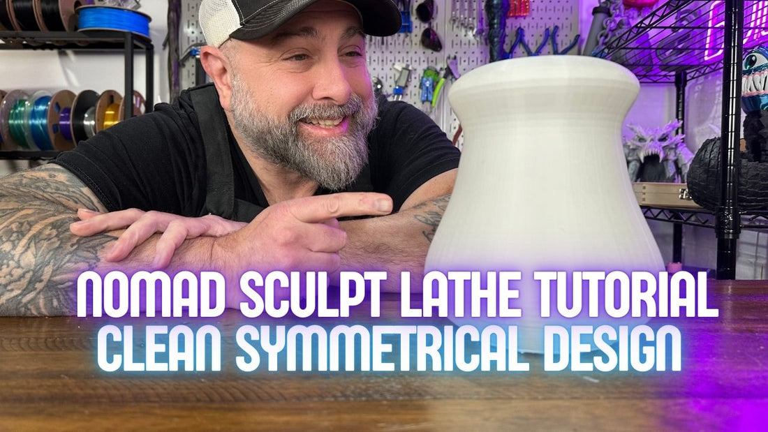 Designing a 3D Printable Vase in Nomad Sculpt Using the Lathe Tool