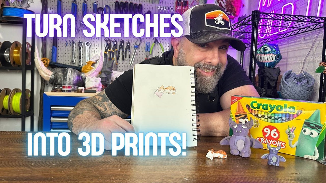 Turning Kids’ Drawings and Sculptures Into 3D Prints: A Parent-Maker Guide