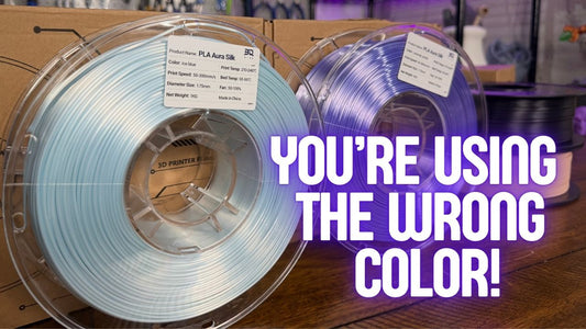 You’re Probably Choosing the Wrong 3D Printing Filament Color
