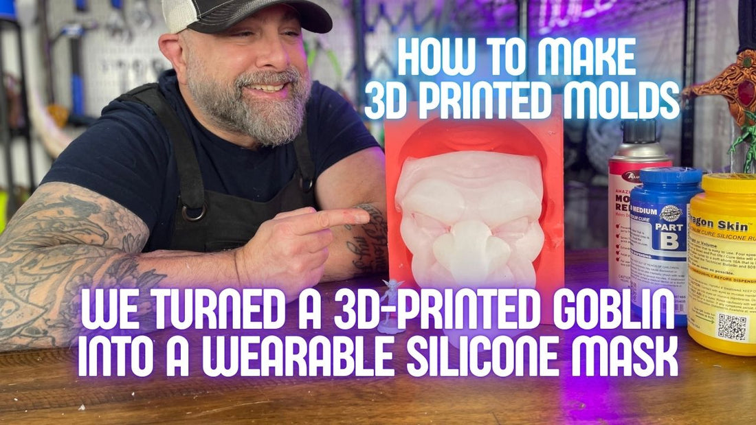 How to Turn a 3D Model into a Wearable Silicone Mask Using a 3D-Printed Mold