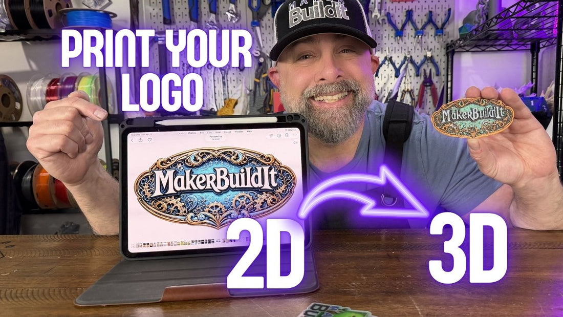 How to Turn a Flat Logo into a 3D Model (No CAD Experience Needed)