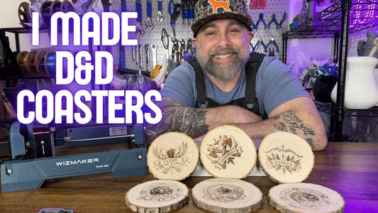 How to Make Custom D&D Coasters with a Laser Engraver (Beginner-Friendly DIY)