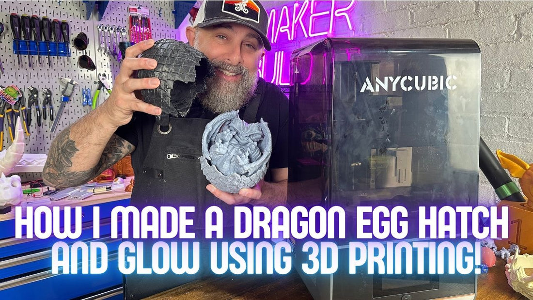 Hatching Light: Building a Glowing Dragon Egg with the Anycubic Photon Mono M7 Pro