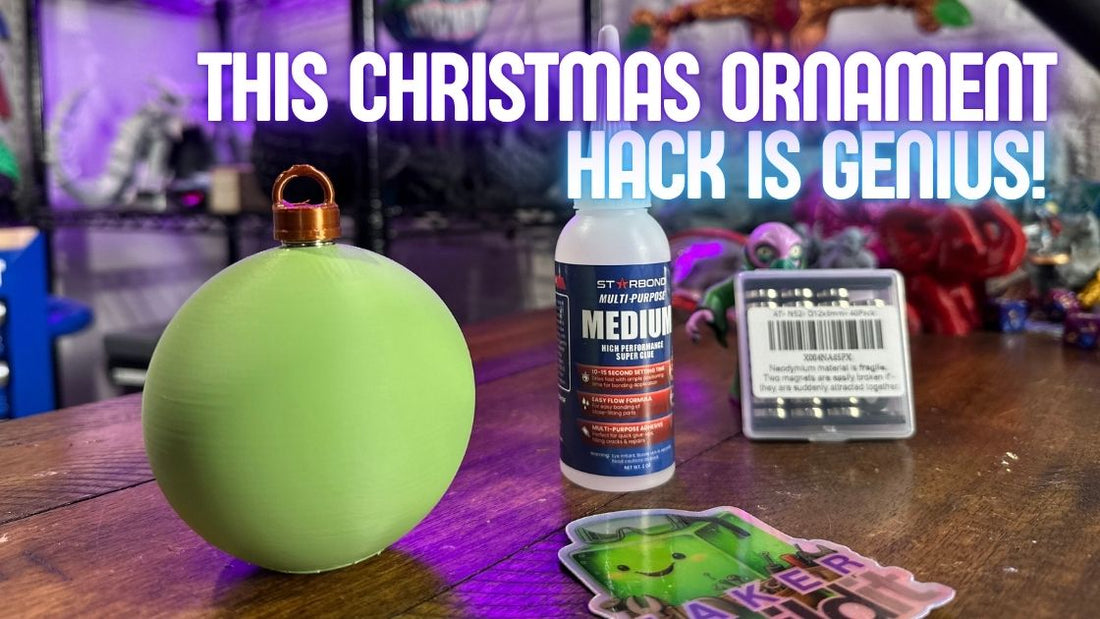 How to Make Magnetic Christmas Ornaments With 3D Printing (No More Lost Toppers!)