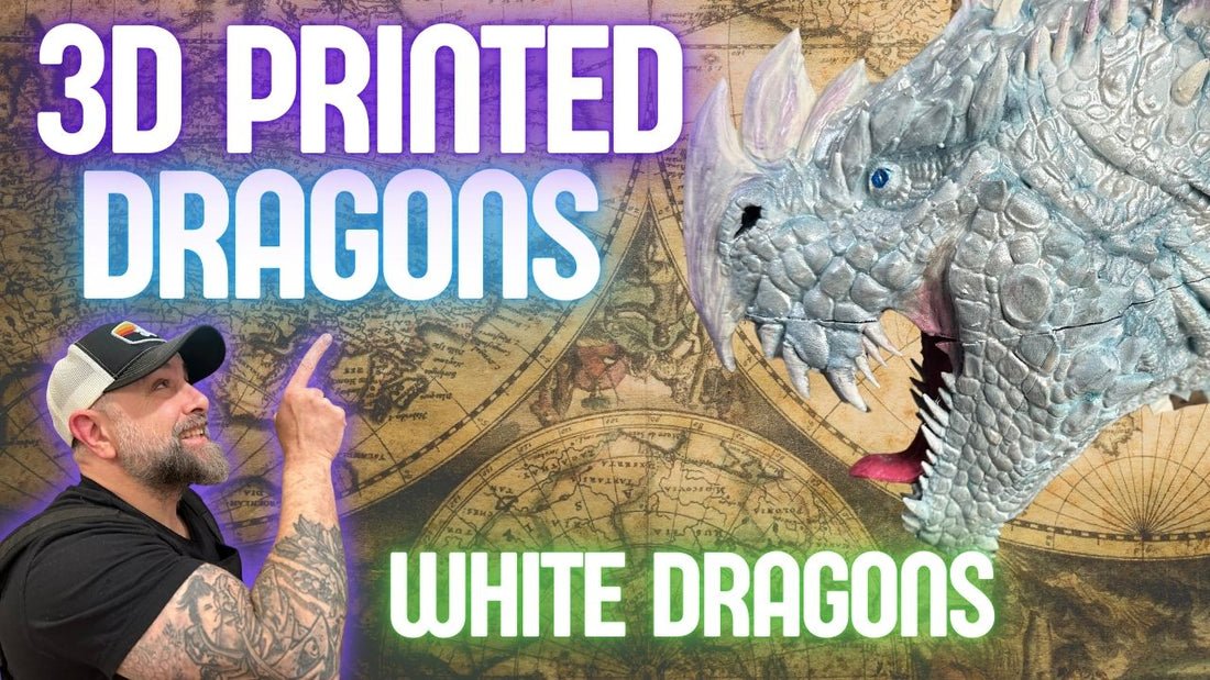 Crafting the Ultimate White Dragon: A Guide to 3D Printing and Painting for D&D