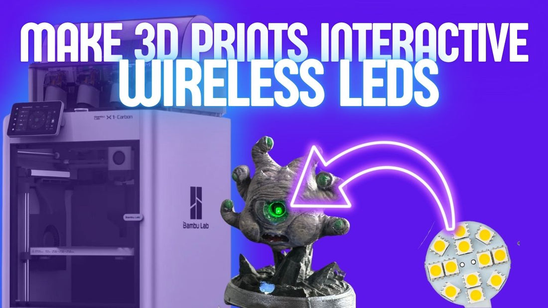 How to Incorporate Wireless LEDs into Your 3D Prints