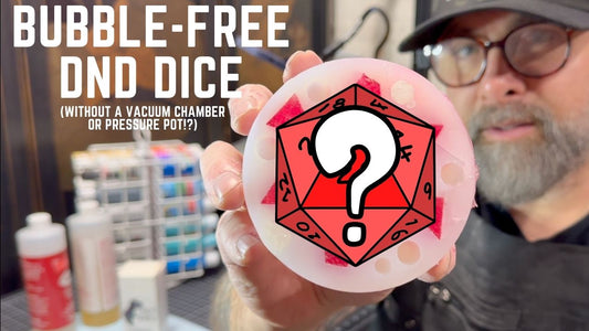 Making D&D Poured Resin Dice Without a Pressure Pot or Vacuum Chamber