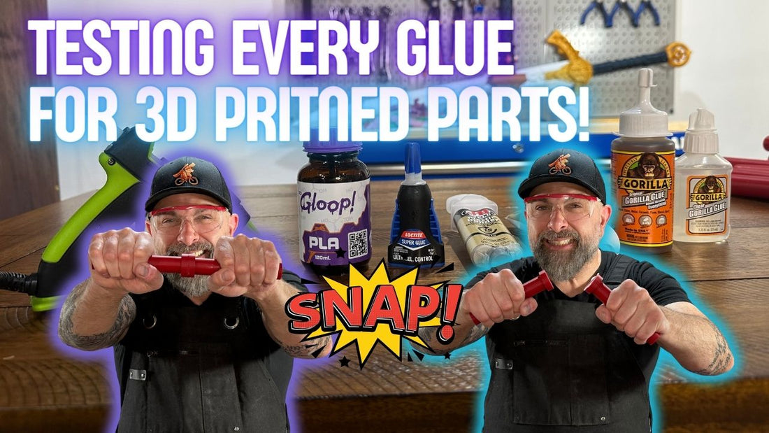 Testing Every Glue for 3D Printed Part! What is Strongest Glue?