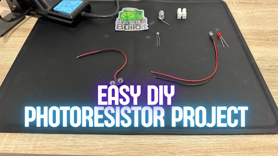 Build a Light-Activated LED Circuit Using a Photoresistor (LDR)