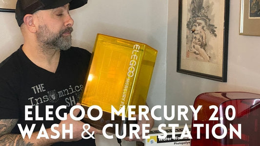 ELEGOO Mercury 2.0 wash and cure station unboxing video thumbnail