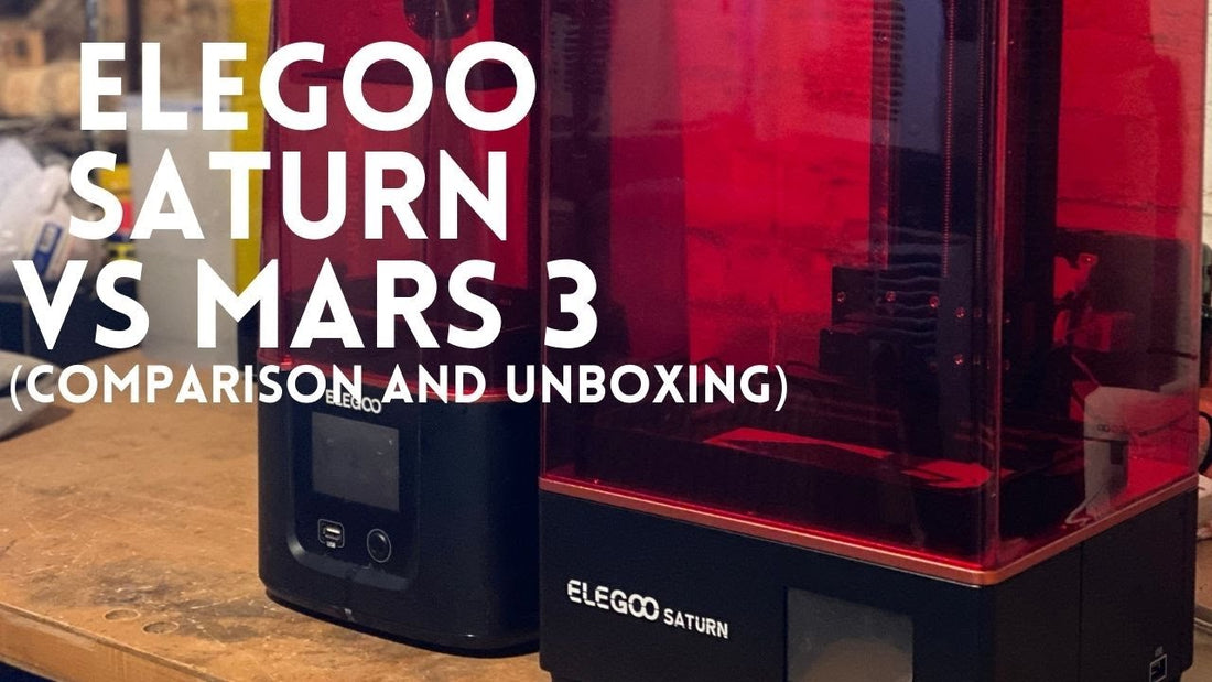 MakerBuildIt video thumbnail: ELEGOO Saturn resin 3D printer unboxing