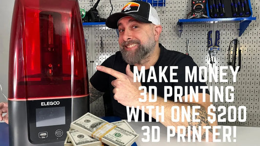 Make Money 3D Printing - with ONE $200 3D Printer - Here's What I Learned and How Much I Made!