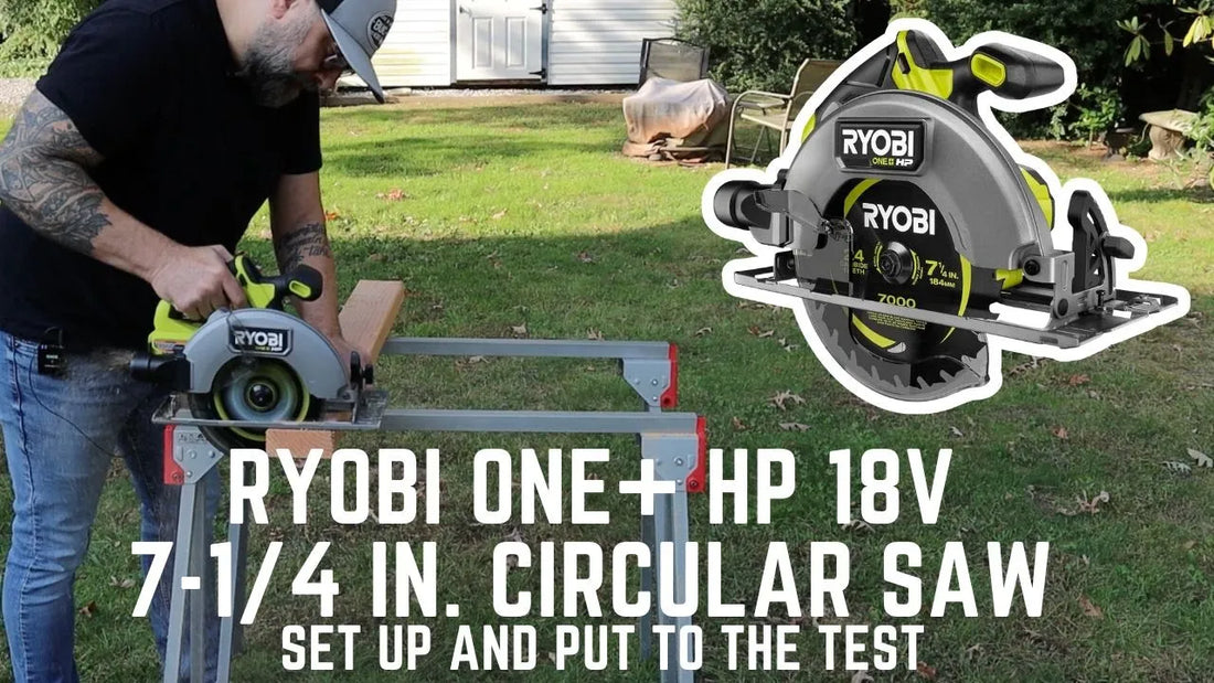 RYOBI ONE+ HP 18V 7-1/4 in. Brushless Circular Saw Set Up and Put to the Test Against a Corded Saw