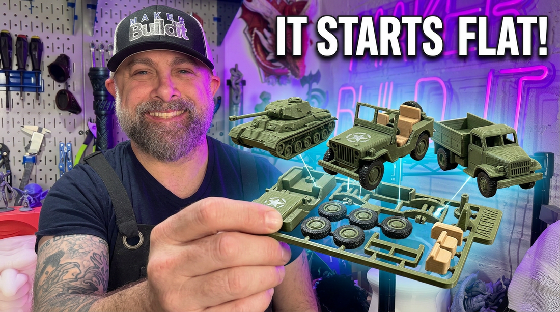 3D Printed Kit Cards: Flat Prints That Turn Into Full Models