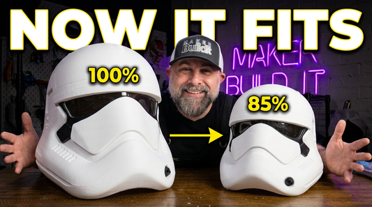 Can You 3D Print a Stormtrooper Helmet in One Piece? My Kobra S1 Max Test