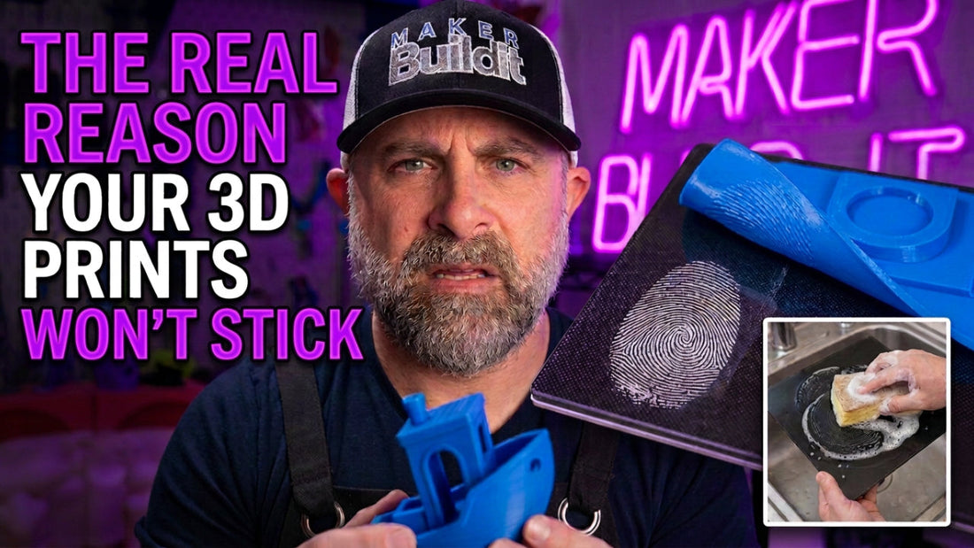 3D Prints Not Sticking? Try Cleaning Your Build Plate First