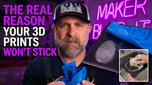 3D Prints Not Sticking? Try Cleaning Your Build Plate First