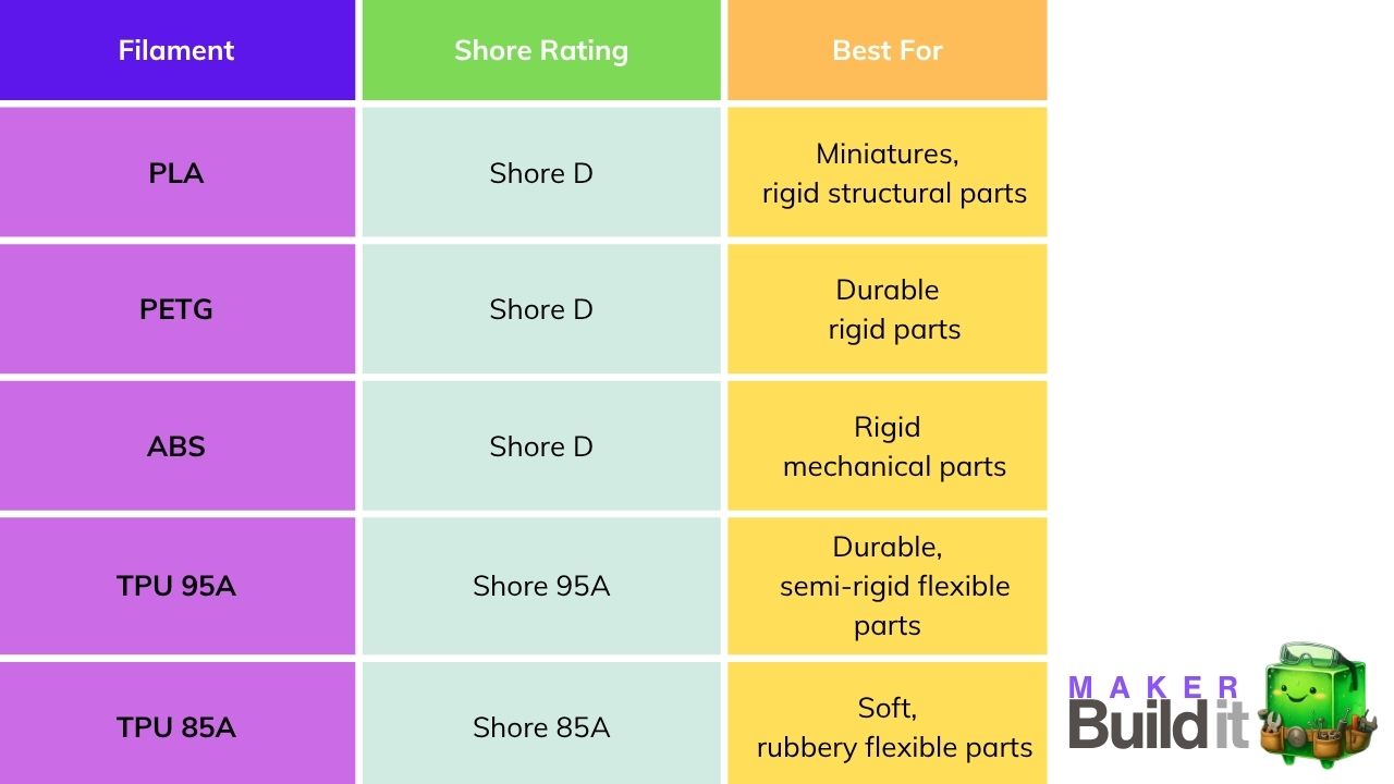 The 3D Printer's Guide to Shore Hardness