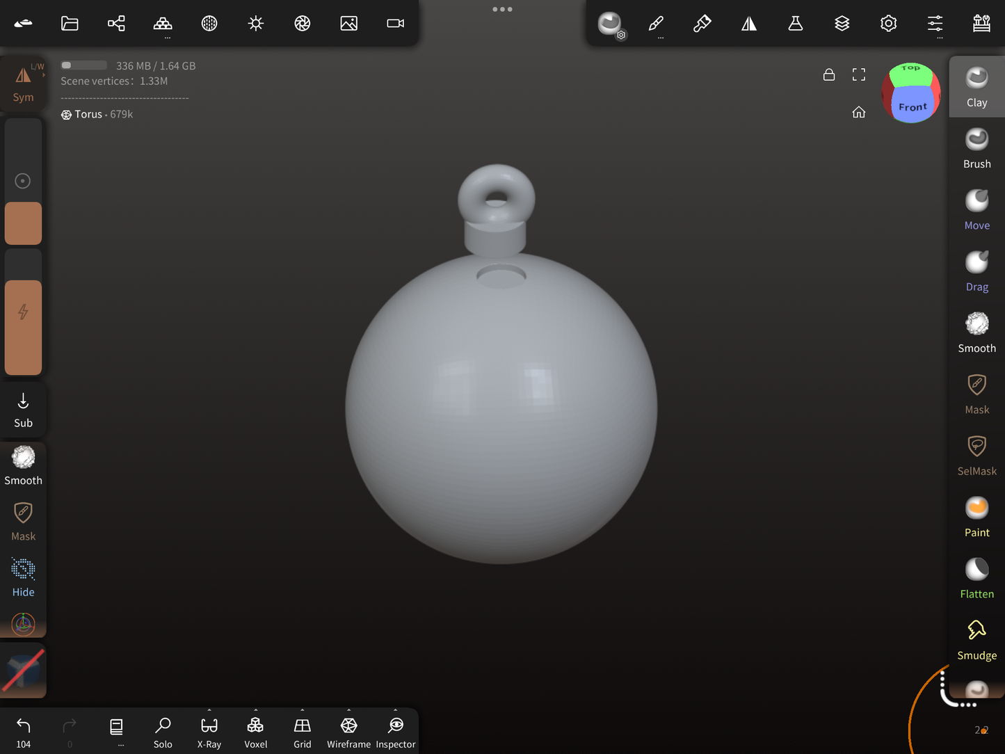 Magnetic Christmas Ornament Topper and Ornament STL