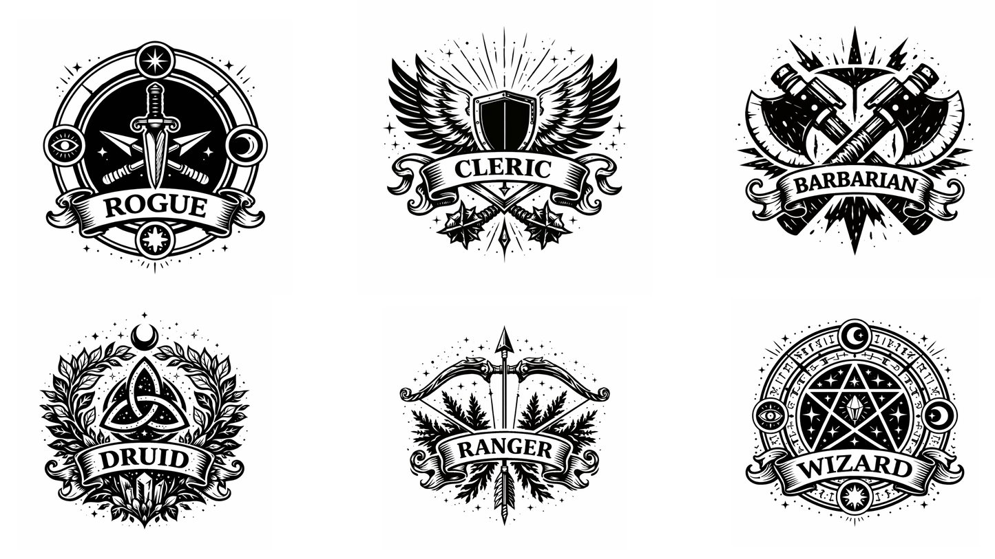 D&D Coaster Designs (Laser Engraver Files)