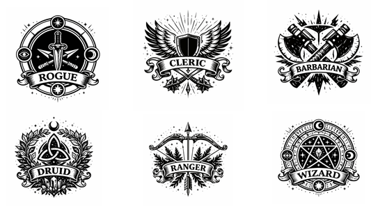 D&D Coaster Designs (Laser Engraver Files)